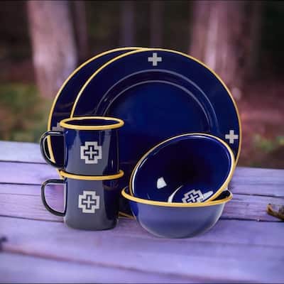 Pendleton Camp Cross Enamelware sets (2)