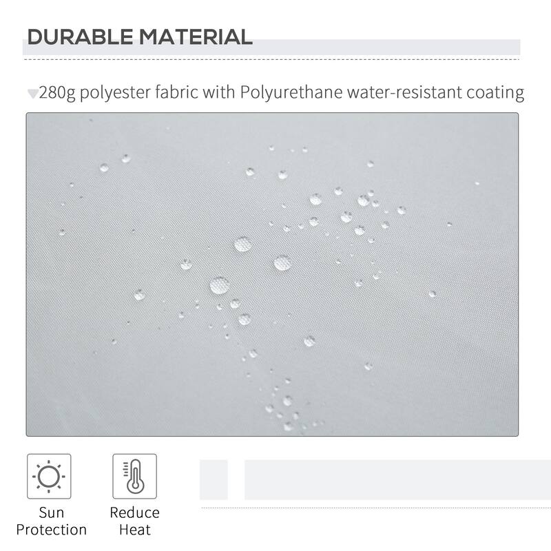 141.8"L x 98.5"W Wall Mounted Terrace Retractable Awning