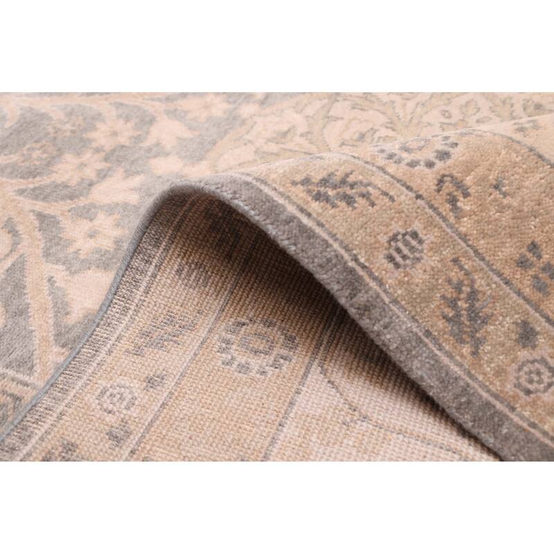 ECARPETGALLERY Hand-knotted Jamshidpour Dark Grey Wool Rug - 8'2 x 10'0