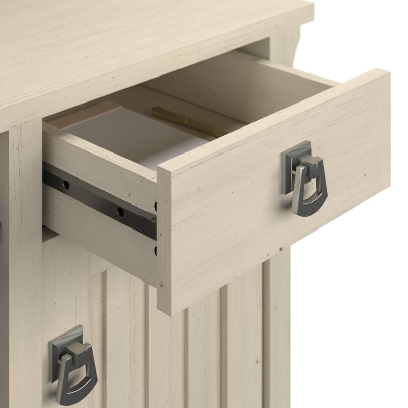 Bush Furniture Salinas Small Computer Desk with Storage Hutch