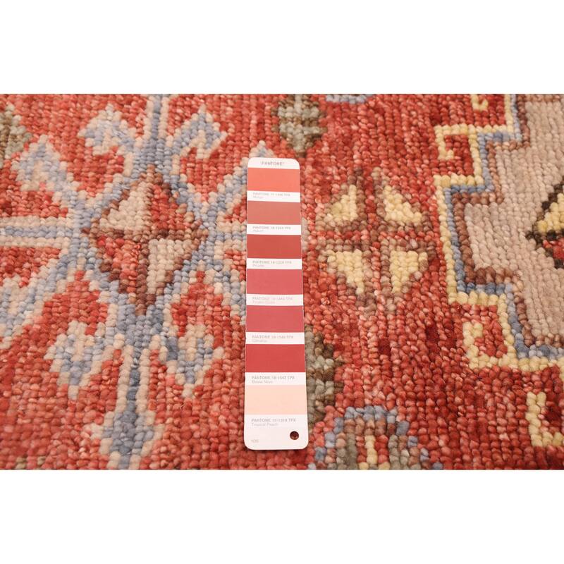 ECARPETGALLERY Hand-knotted Jules Serapi Dark Copper Wool Rug - 2'8 x 10'0