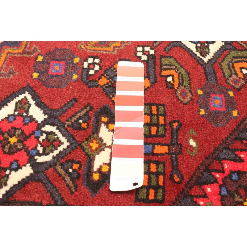 ECARPETGALLERY Hand-knotted Andelz Red Wool Rug - 4'3 x 6'6