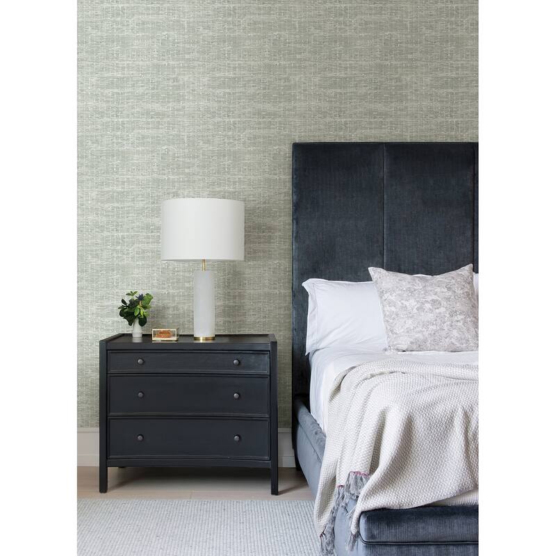 Scott Living Samos Sage Sage Texture Wallpaper