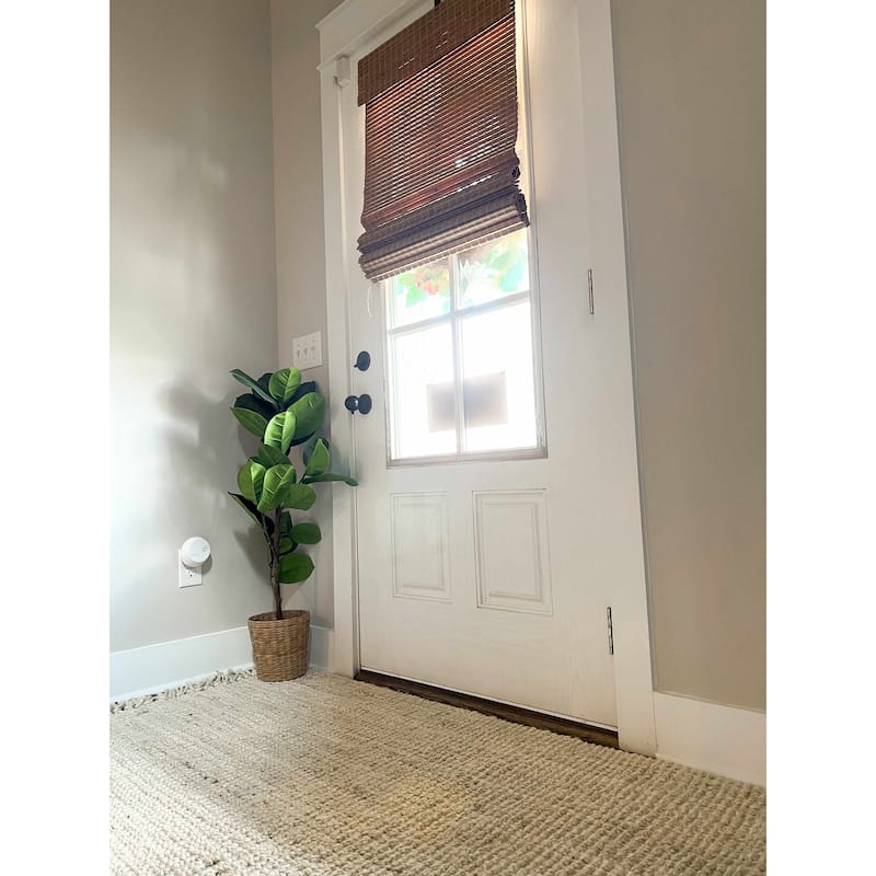Hauteloom Senneterre Jute Living Room, Bedroom Area Rug - Cream - 12' x 15'