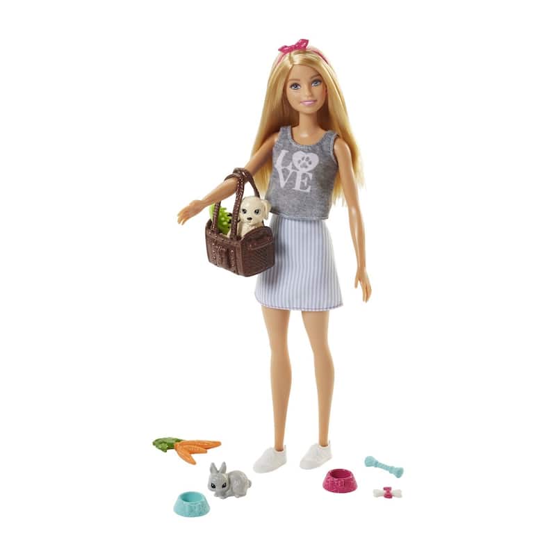 Barbie Doll and Pets Playset