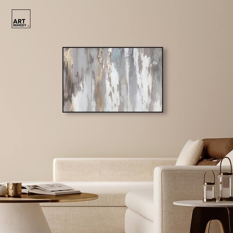 Flooding Gold I Canvas by Art Remedy