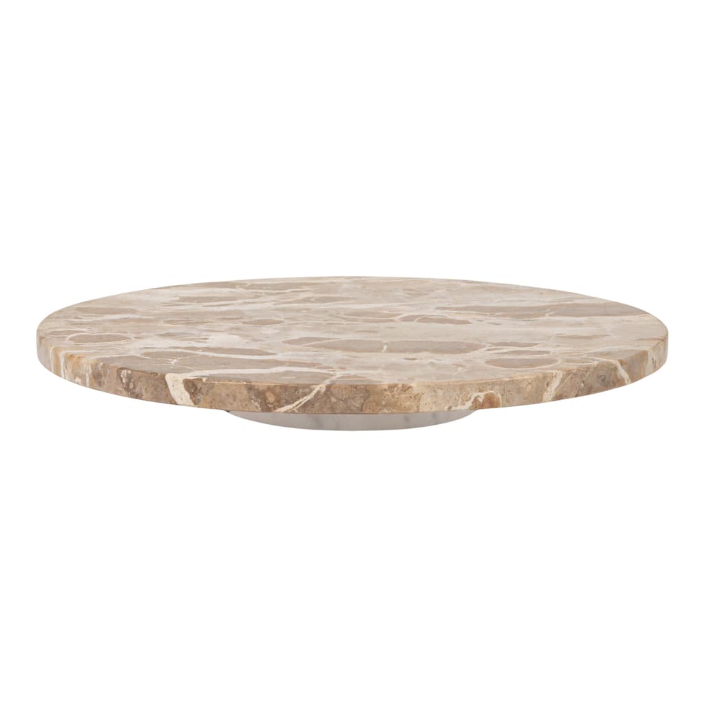 Marble Lazy Susan - 14.0"L x 14.0"W x 2.0"H - 14.0"L x 14.0"W x 2.0"H