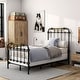 preview thumbnail 13 of 11, Furniture of America Pall Modern Metal Spindle Panel Bed Full