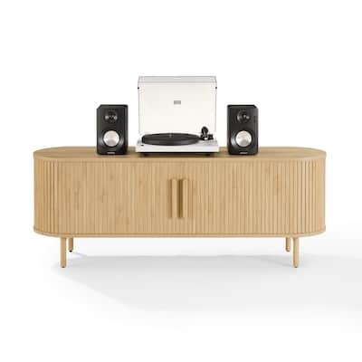 Crosley Ambrose Record Storage Media Console