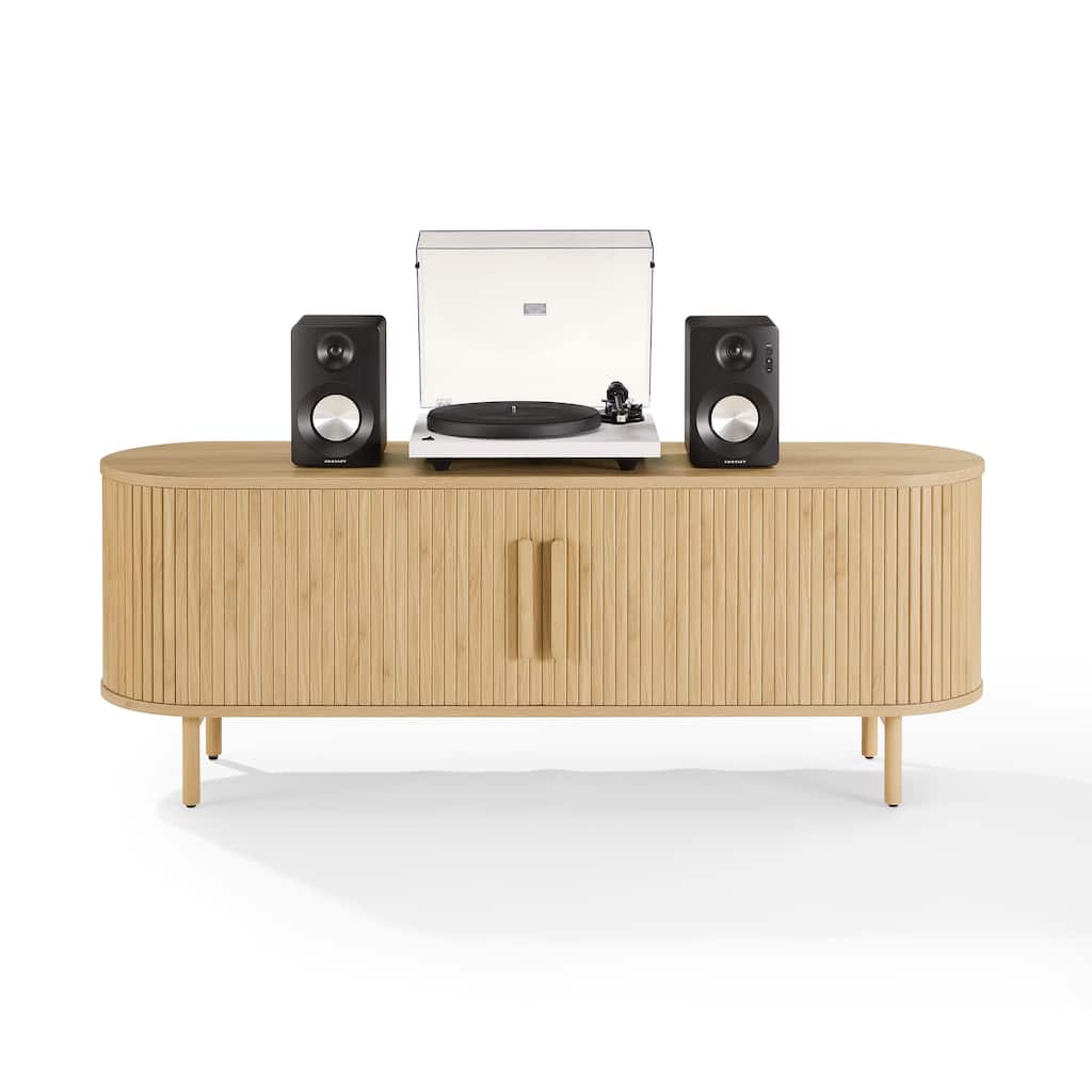 Crosley Ambrose Record Storage Media Console