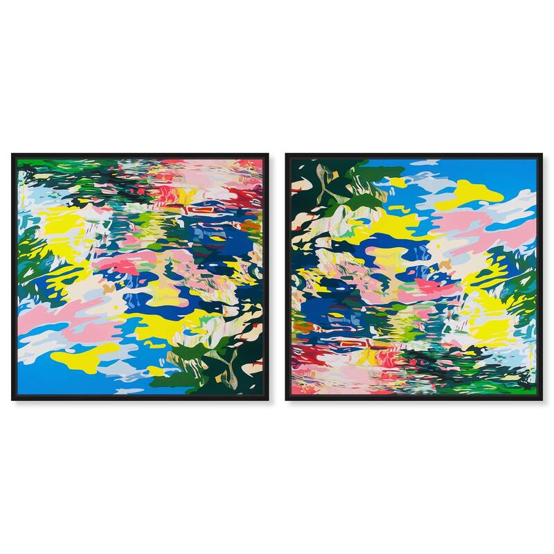 Oneiric Circles IV Canvas by Art Remedy - 24" x 36" - Black