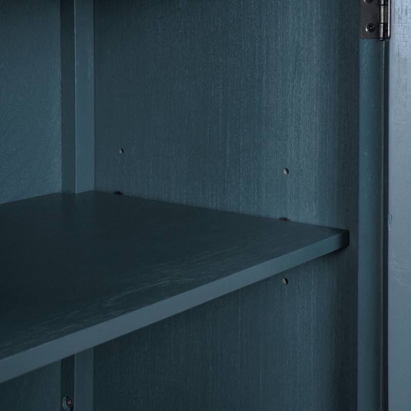 40"Modern Cabinets with Unique Design Doors with 1 Adjustable Shelves,Suitable for Multiple Rooms