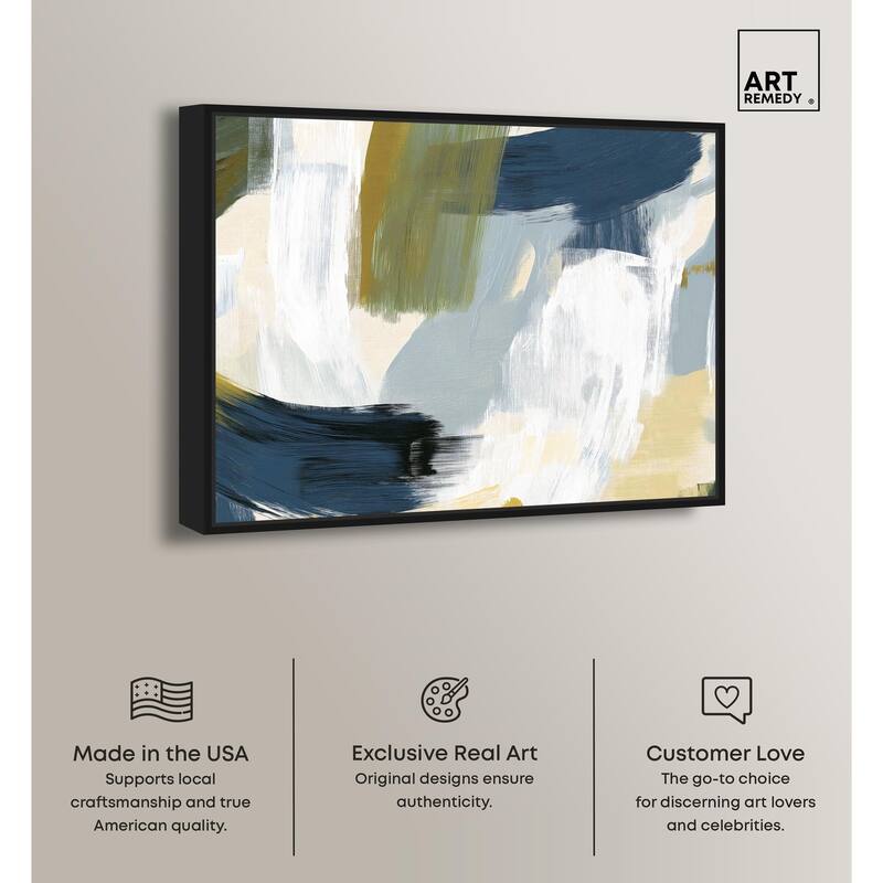 Moss Layers II Canvas by Art Remedy