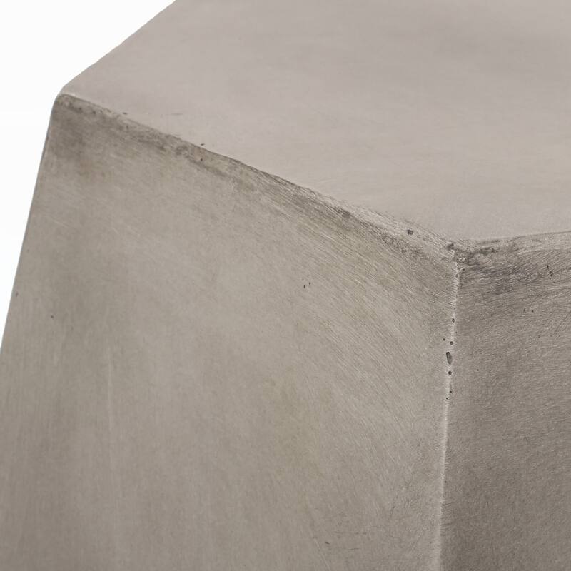 Outdoor CALGARY SIDE TABLE,Light Grey