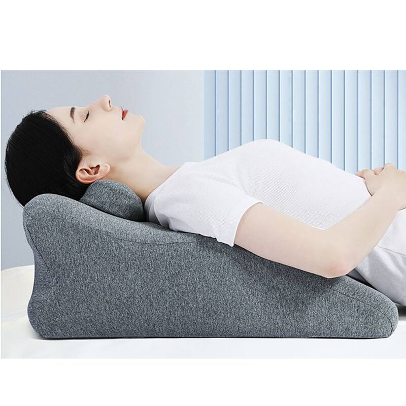 Doctor Pillow MultiFunction Comfort Selfie Pillow Grey Bed Bath