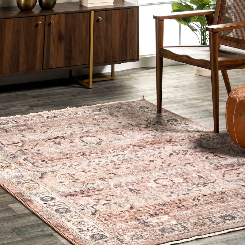Nuloom Sorsha Persian Traditional Fringe Area Rug