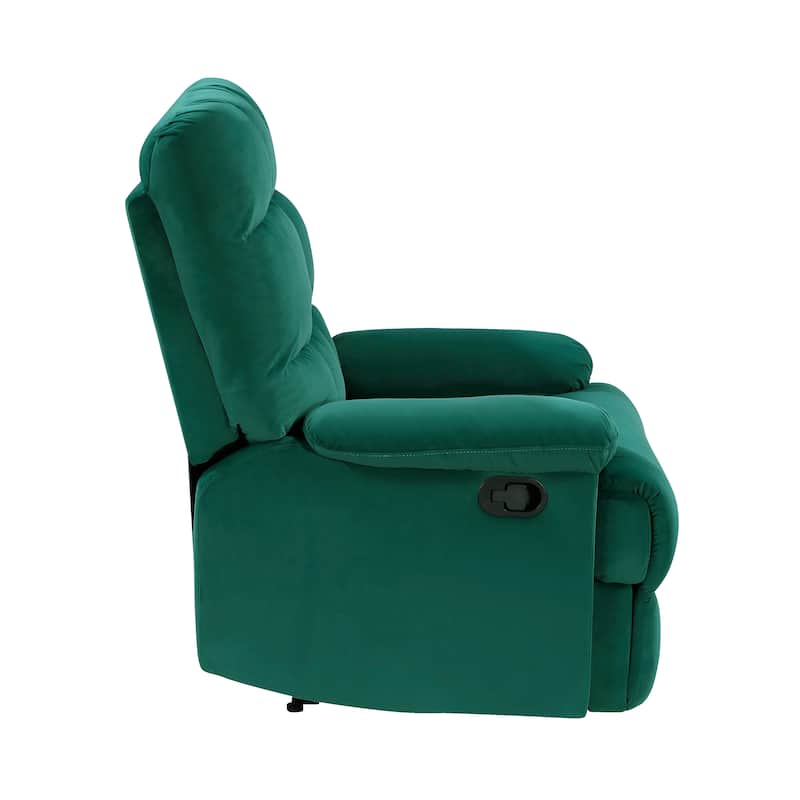 Adna Velvet Manual Reclining Chair
