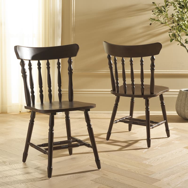 SAFAVIEH HOME Coralyn Caprail Dining Chair (Set of 2) - 17"W x 20"D x 34"H