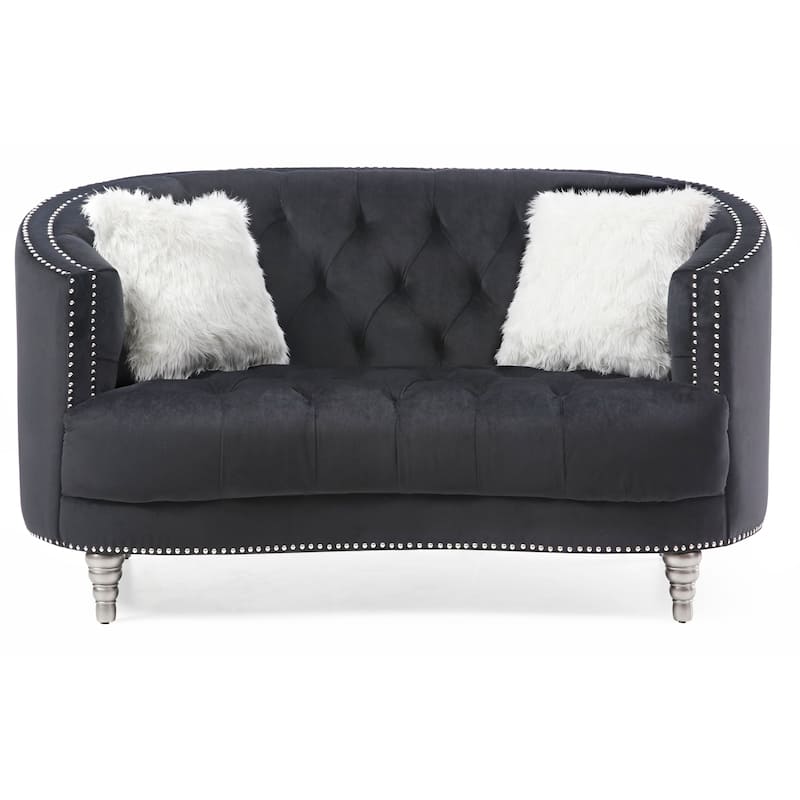 Dania Velvet Loveseat