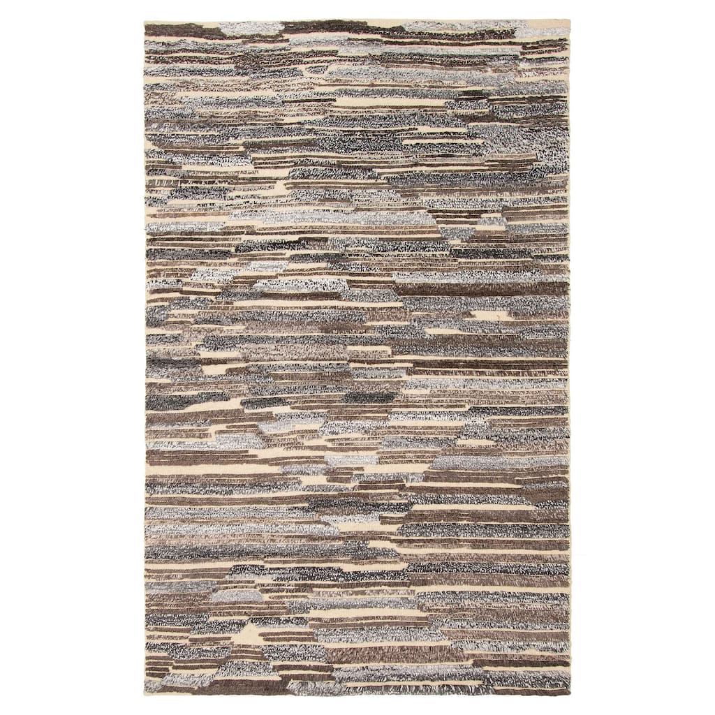 Tangier Brown Rug 4'11" x 7'10" - 4'11 x 7'10