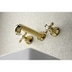 preview thumbnail 5 of 5, Metropolitan Two-Handle 3-Hole Wall Mount Bathroom Faucet
