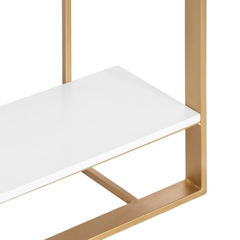 Kate and Laurel Kercheval Modern Wood Shelf