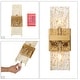 preview thumbnail 10 of 9, Modern Glam 2-Light Reversible Art Deco Bathroom Sconce with Gold Foil Acrylic shade - H 14.2" x W 5.1"