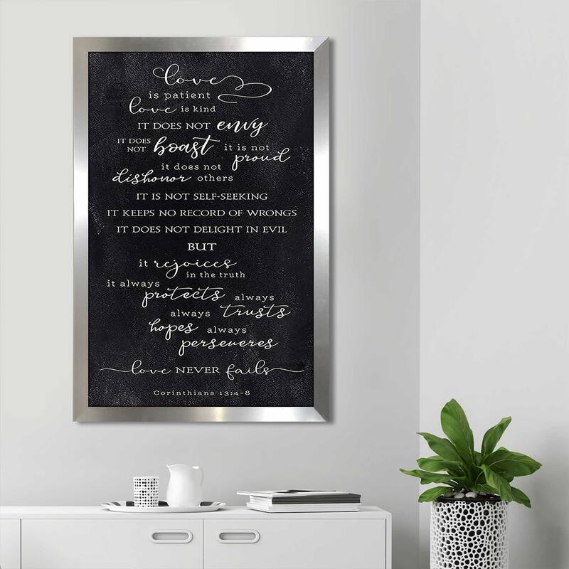 "Love Is" Print on Acrylic.