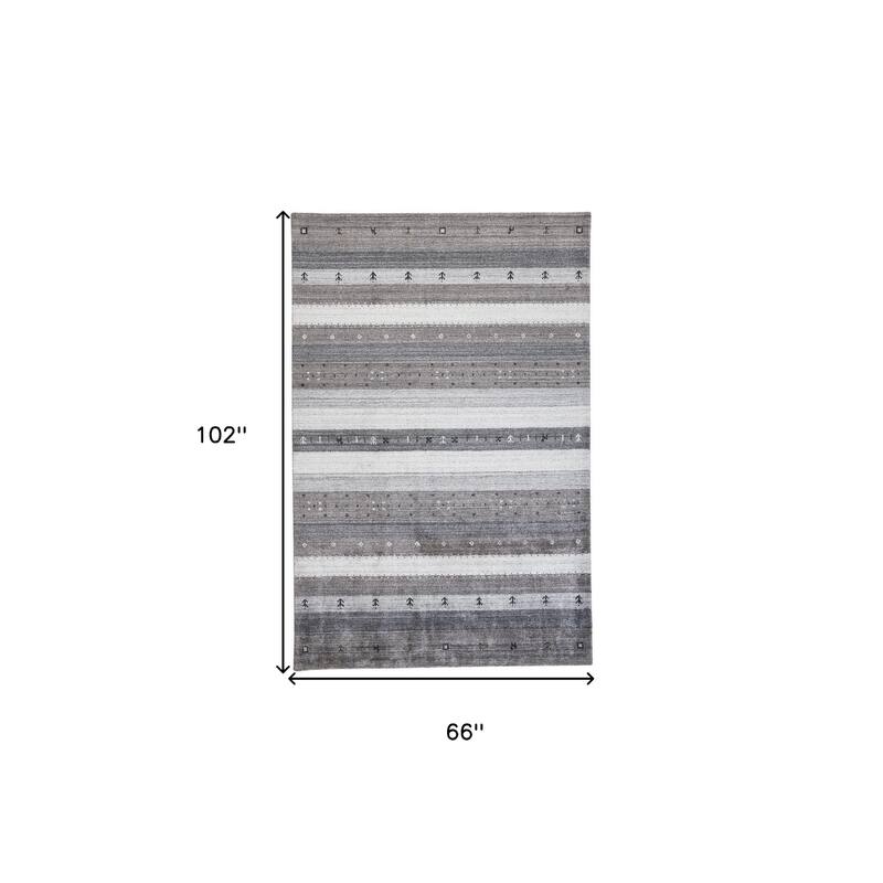 Zure Stain Resistant Soft Durable Area Rug By HomeRoots - 5' x 8'