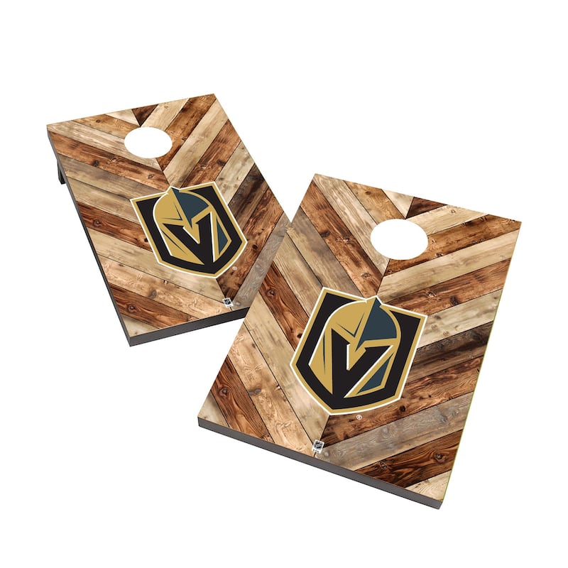 Vegas Golden Knights 2x4 NHL Cornhole Bag Toss - Include Carry Case