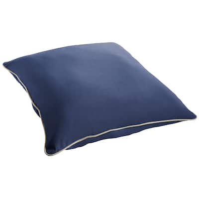 Sorra Home Outdoor Corded Floor Pillow Single