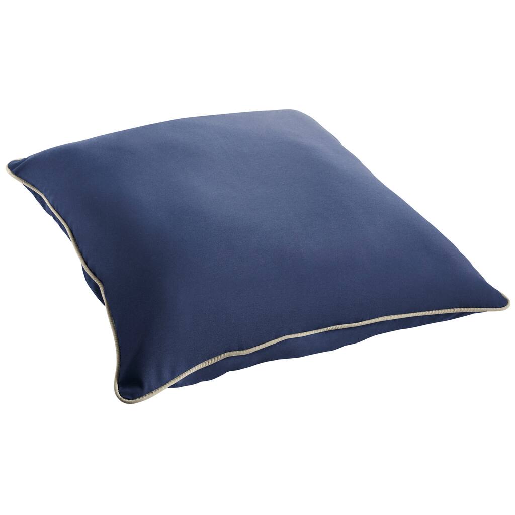 Sorra Home Outdoor Corded Floor Pillow Single