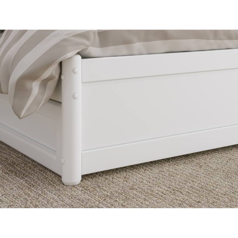 Barcelona Panel Platform Bed with Storage Drawers