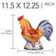 preview thumbnail 3 of 1, Certified International Morning Rooster 3-D Rooster Cookie Jar - 12.25" x 5.75" x 11.5"