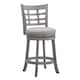 Option Antique Grey Finish-Grey Linen-Window Back