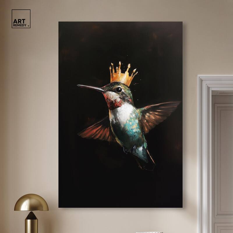 Royal Bird II Canvas by Art Remedy, Gallery Wrapped