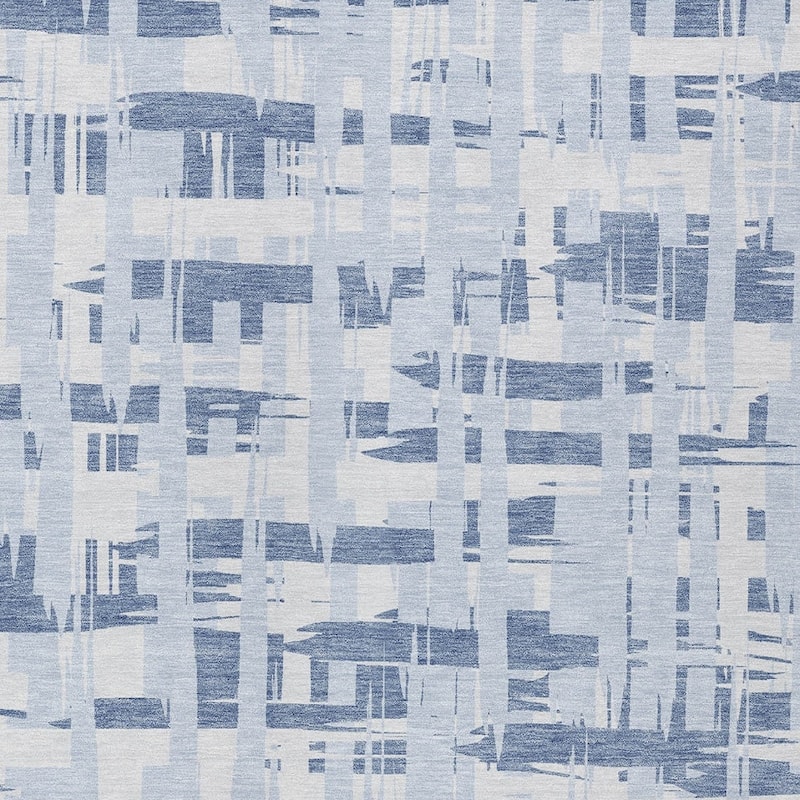 HomeRoots Striped Transitional Rectangle Outdoor Rug