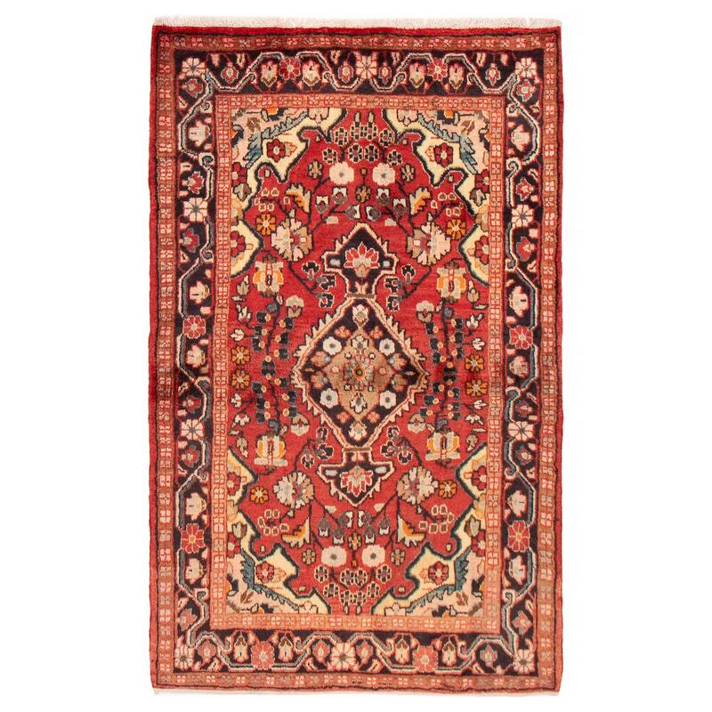 ECARPETGALLERY Hand-knotted Anadol Copper Wool Rug - 4'3 x 6'9 - Copper - 4'3 x 6'9