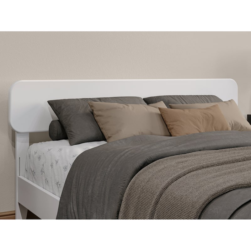 Florence Solid Wood Headboard - White - Queen