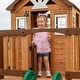 preview thumbnail 7 of 12, Backyard Discovery Echo Heights Cedar Wooden Elevated Kids Playhouse - 6'3" x 10'0"