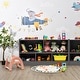 preview thumbnail 35 of 39, Costway Kids 2-Shelf Bookcase 5-Cube Wood Toy Storage Cabinet
