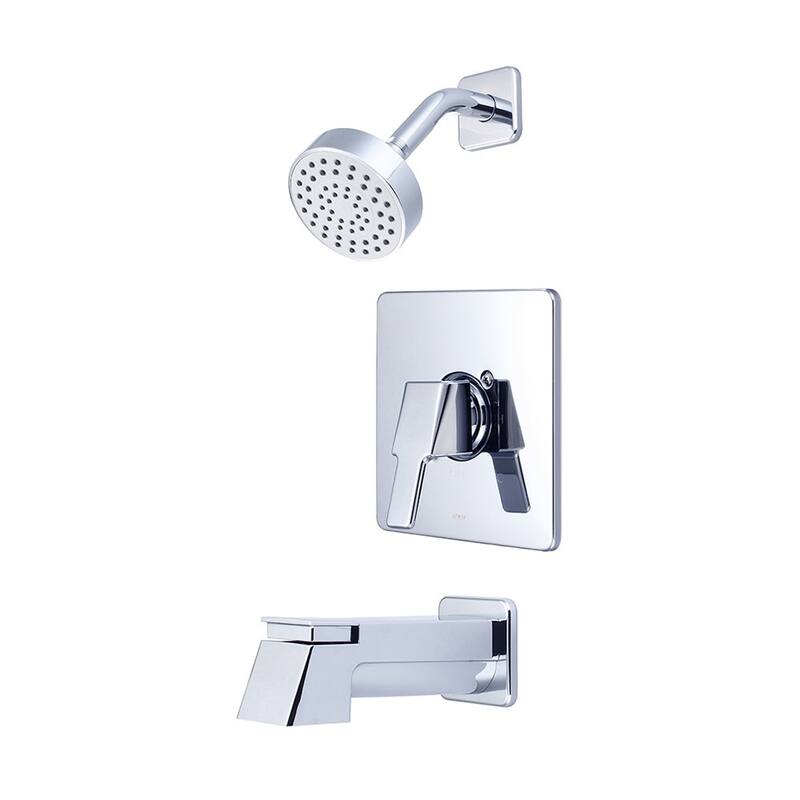 Pioneer Faucets i3 Tub and Shower Trim Package with 1.75 GPM Single - Polished Chrome