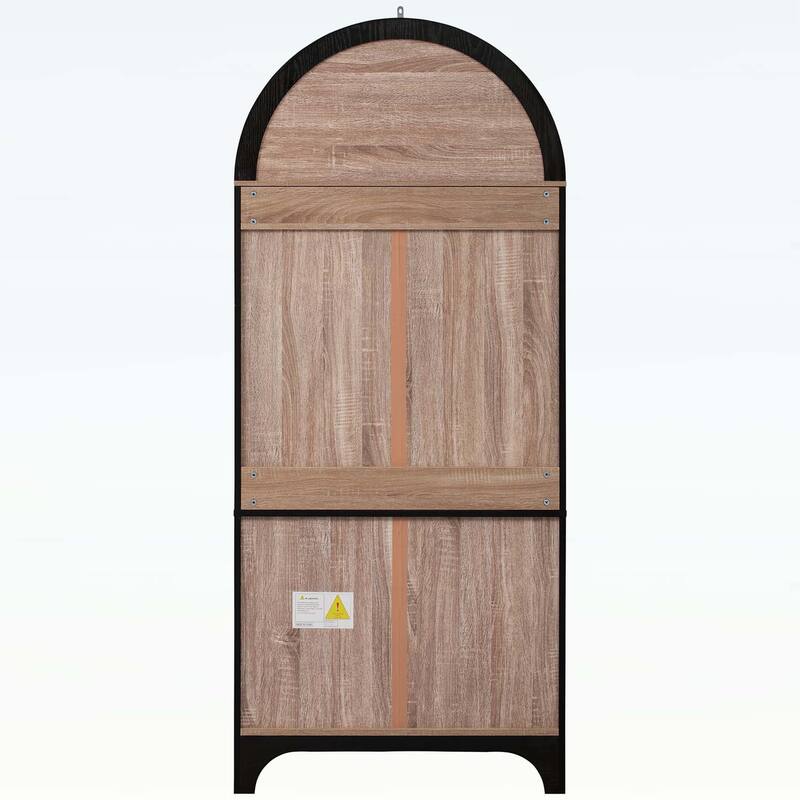 71 Inch Tall Cabinet for Versatile Storage and Elegant Farmhouse Design