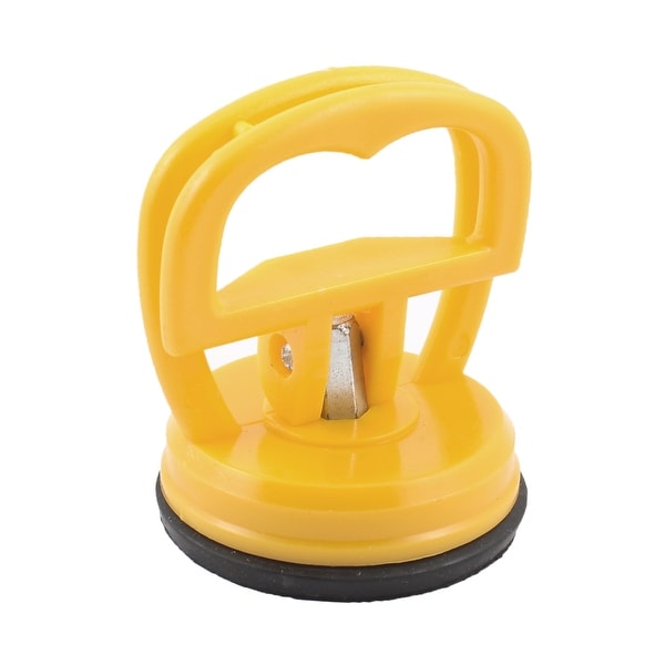 Portable 2 2 Dia Base Yellow Glass Moving Suction Cup Plate