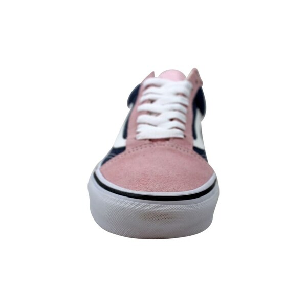 vans old skool indigo & chalk pink skate shoes