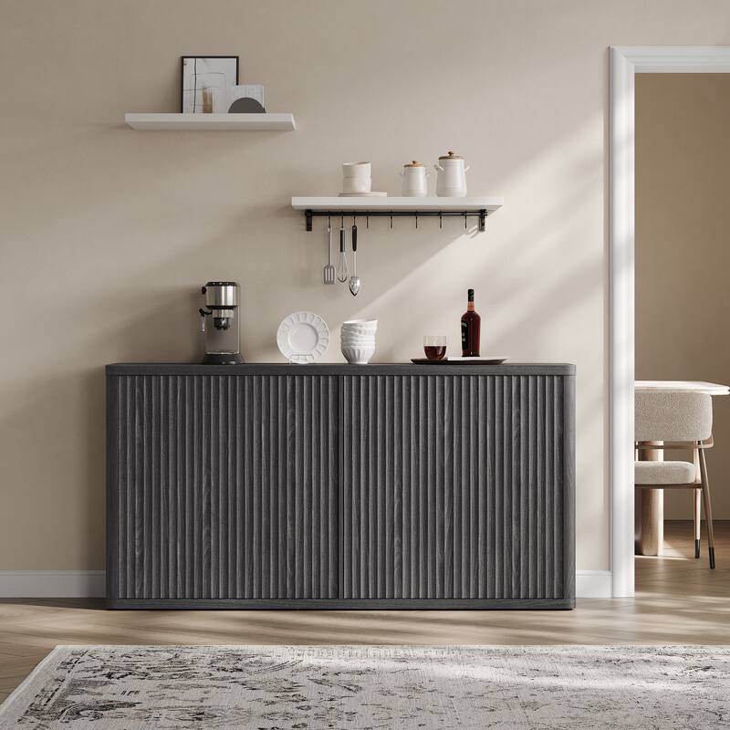 66.3W"Storage Cabinet with Adjustable Shelves