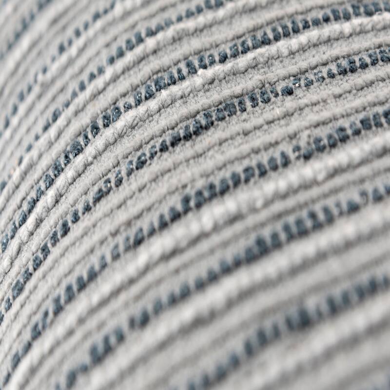 Rizzy Home Tonal Stripe Textured Solid Throw Pillow
