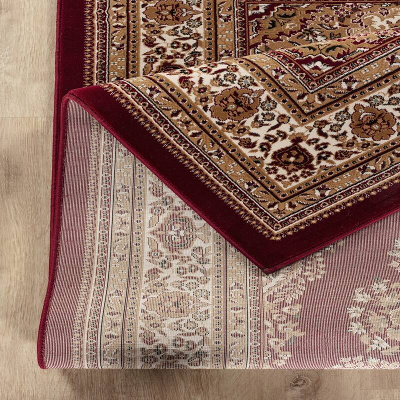 Red 5 ft. 3 in. x 7 ft. 3 in. Area Rug - 7' x 5'