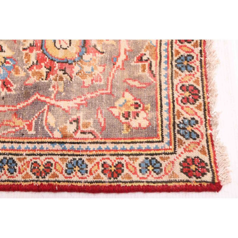 ECARPETGALLERY Hand-knotted Antalya Vintage Red Wool Rug - 7'9 x 11'4
