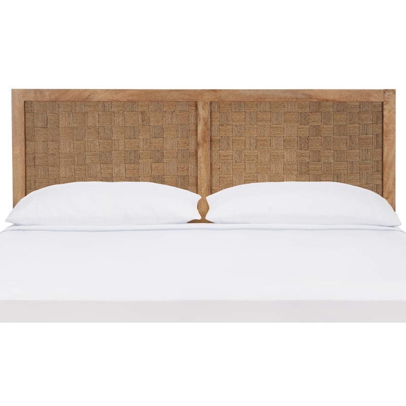 SAFAVIEH Home Halvor Natural Rattan Headboard